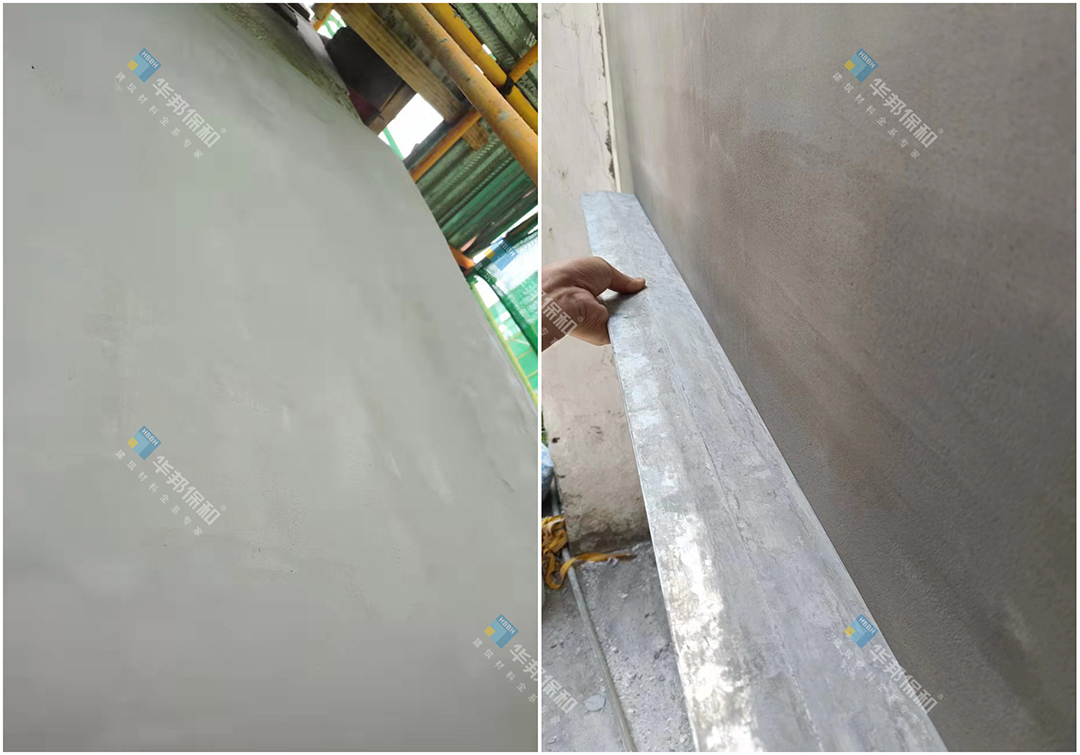 vip888集团表墙腻子-现场施工打样